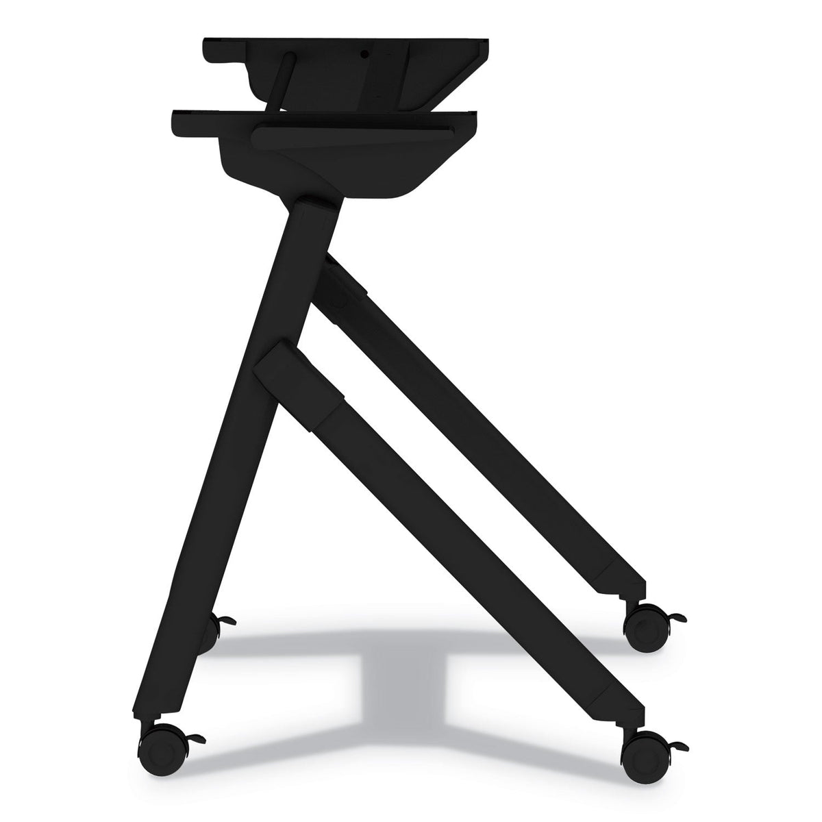 Alera Flip and Nest Table Base, 32.25w x 23.63d x 28.5h, Black