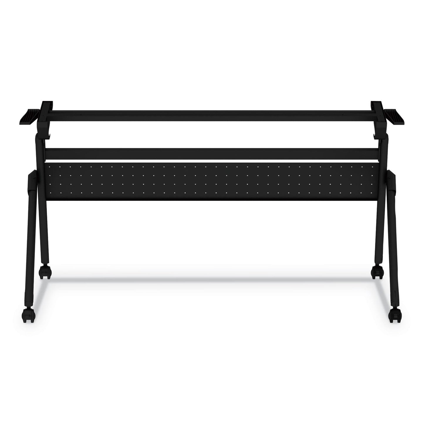 Alera Flip and Nest Table Base, 55.88w x 23.63d x 28.5h, Black