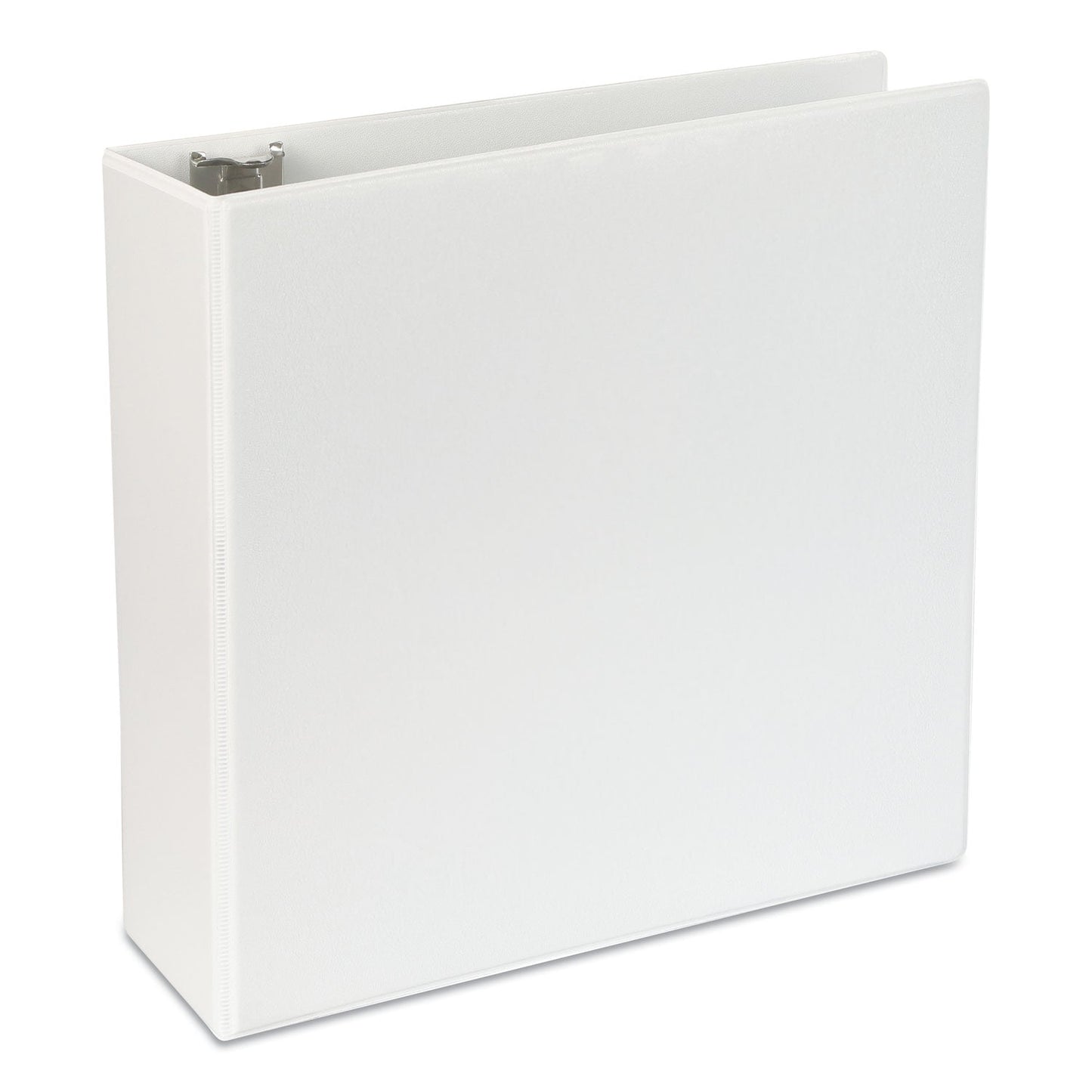 Universal Slant D-Ring View Binder, 3 Rings, 4" Capacity, 11 x 8.5, White