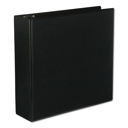 Universal Slant D-Ring View Binder, 3 Rings, 3" Capacity, 11 x 8.5, Black