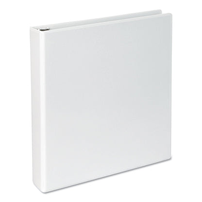 Universal Slant D-Ring View Binder, 3 Rings, 1.5" Capacity, 11 x 8.5, White
