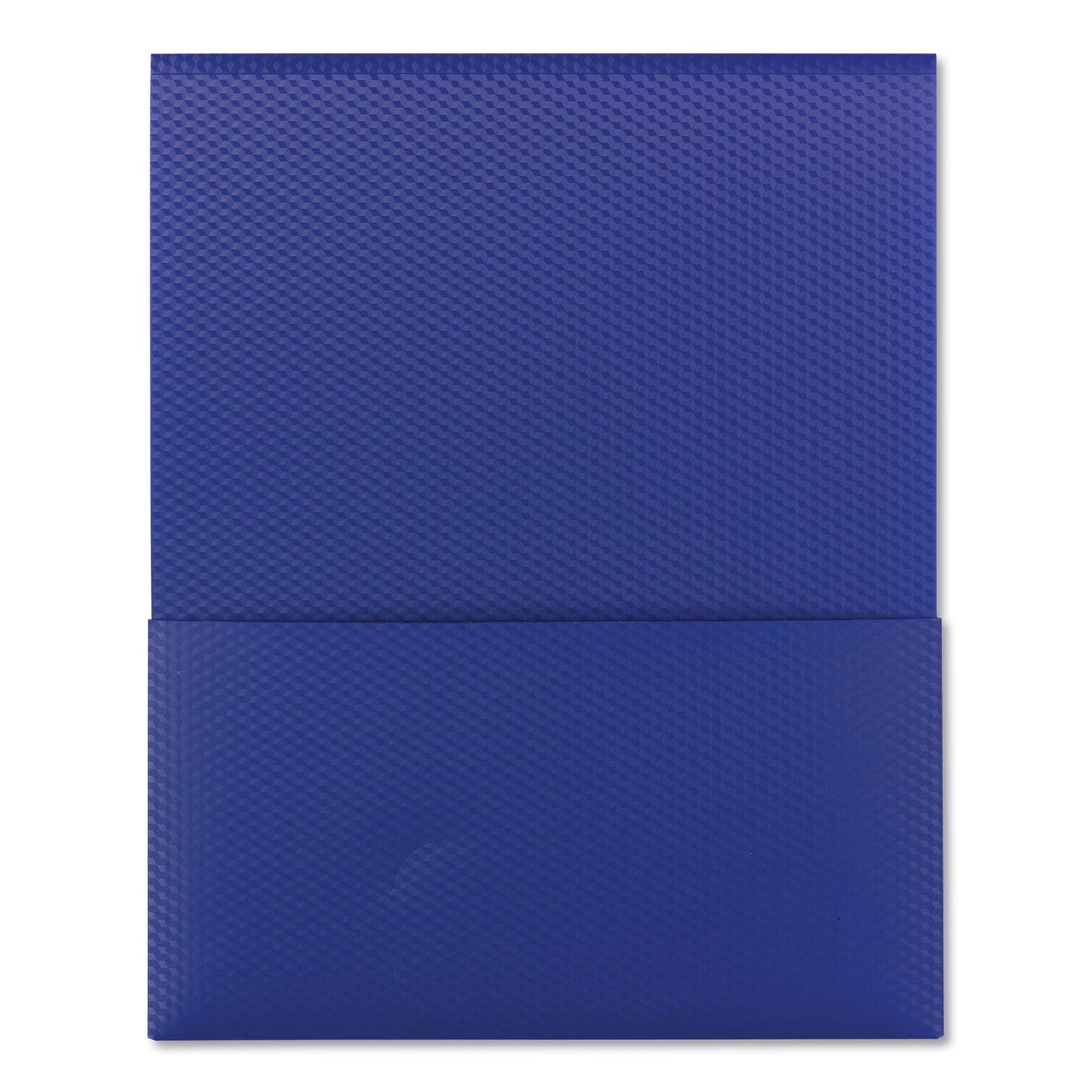 Smead Organized Up Poly Stackit Folders, 11 x 8.5, Dark Blue/Dark Blue, 5/Pack