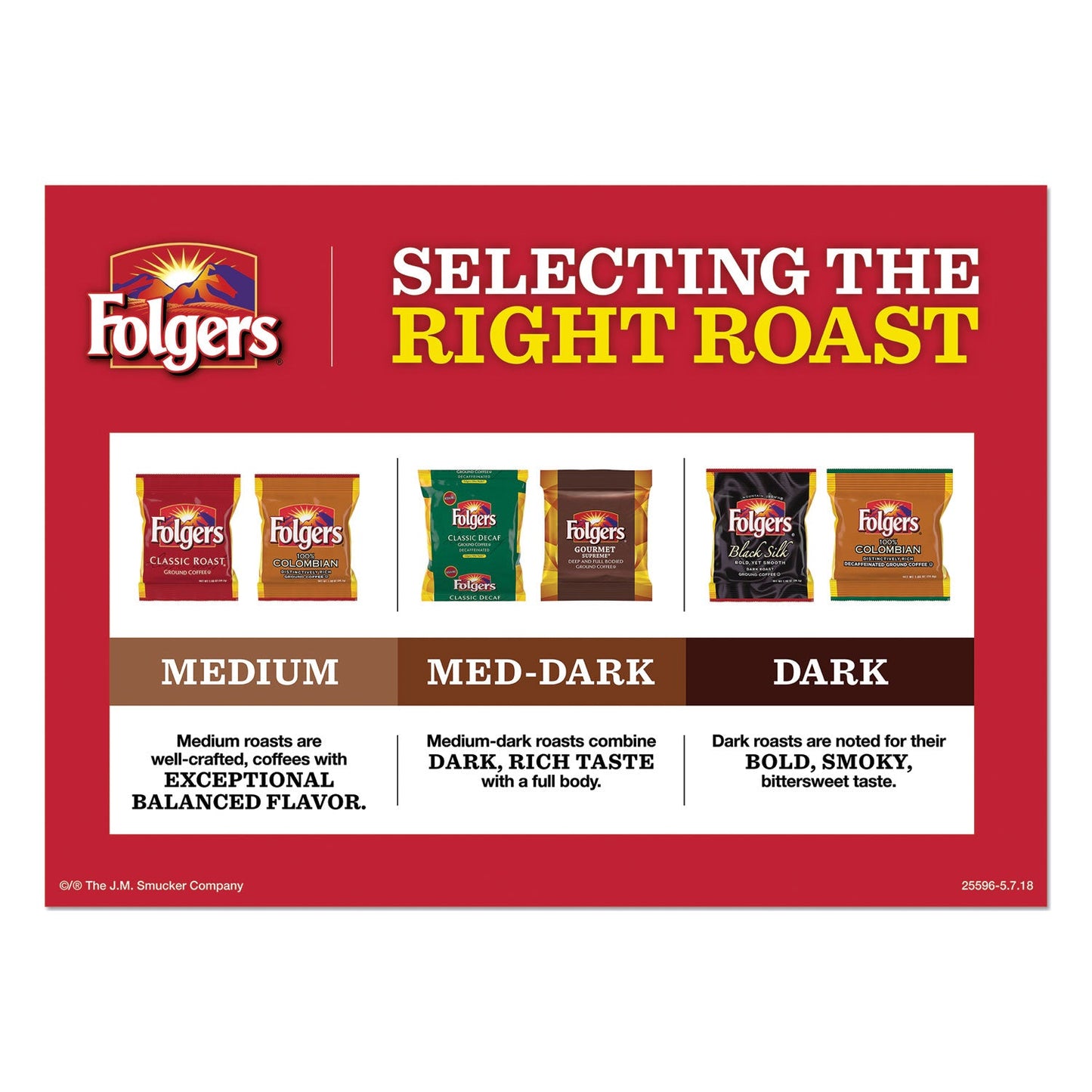 Folgers Coffee, Simply Smooth, 27 oz Canister, 6/Carton