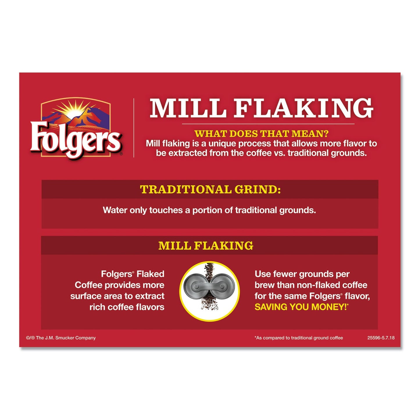 Folgers Coffee Filter Packs, Regular, 1.05 oz Filter Pack, 40/Carton