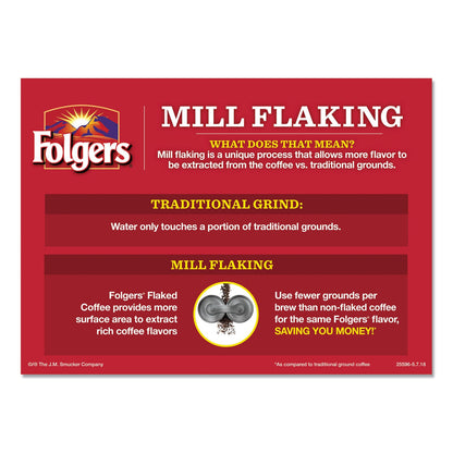 Folgers Coffee Filter Packs, Regular, 1.05 oz Filter Pack, 40/Carton