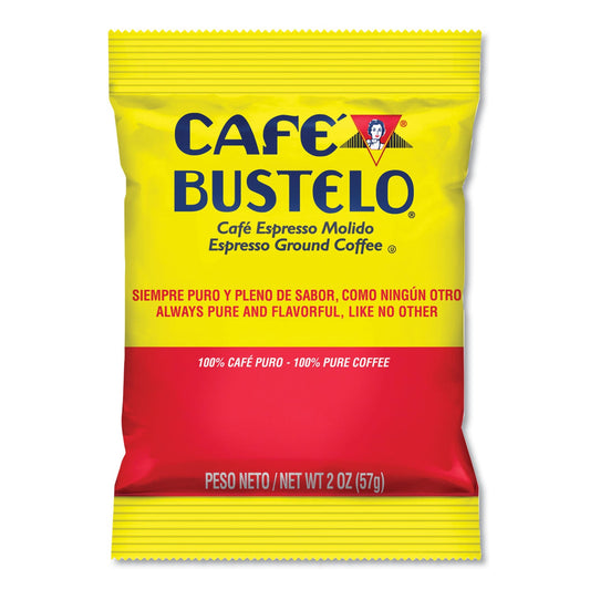 Café Bustelo Coffee, Espresso, 2oz Fraction Pack, 30/Carton
