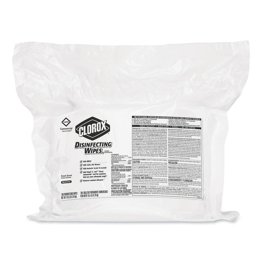 Clorox Disinfecting Wipes, Fresh Scent, 7 x 8, 700/Bag Refill, 2/Carton