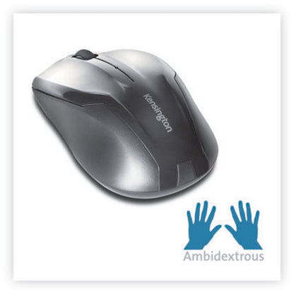 Kensington Keyboard for Life Wireless Desktop Set, 2.4 GHz Frequency/30 ft Wireless Range, Black