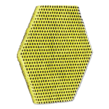 Scotch-Brite Dual Purpose Scour Pad, 5 x 5, Green/Yellow, 15/Carton
