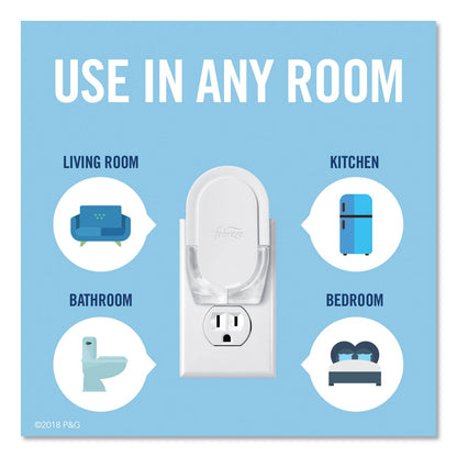 Febreze PLUG Air Freshener Refills, Linen and Sky, 0.87 oz, 6/Carton