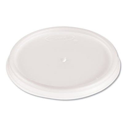 Dart Plastic Lids, Fits 4 oz Cups, Vented, Translucent, 100/Pack, 10 Packs/Carton