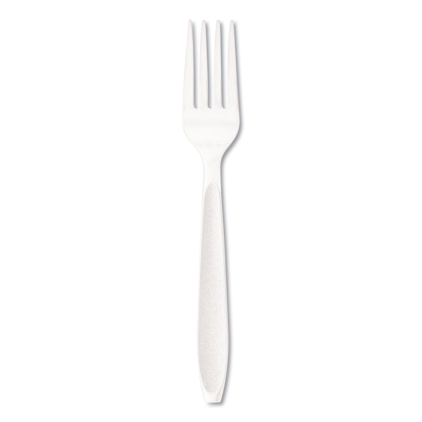 Dart Impress Heavyweight Full-Length Polystyrene Cutlery, Fork, White, 1000/Carton
