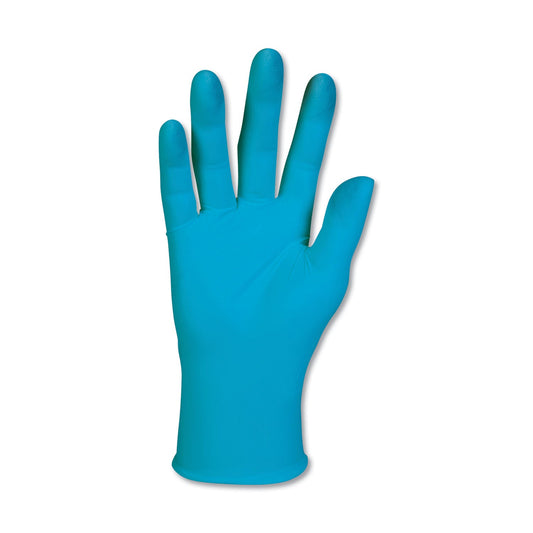 KleenGuard G10 Blue Nitrile Gloves, Powder-Free, Blue, 242 mm Length, X-Large, 90/Box