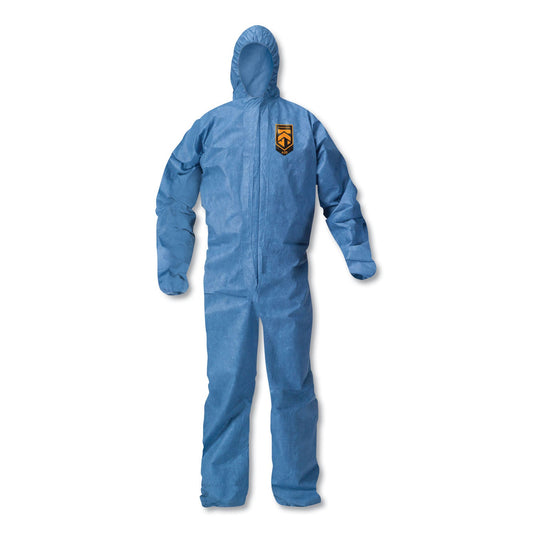 KleenGuard A20 Breathable Particle Protection Coveralls, X-Large, Blue, 24/Carton