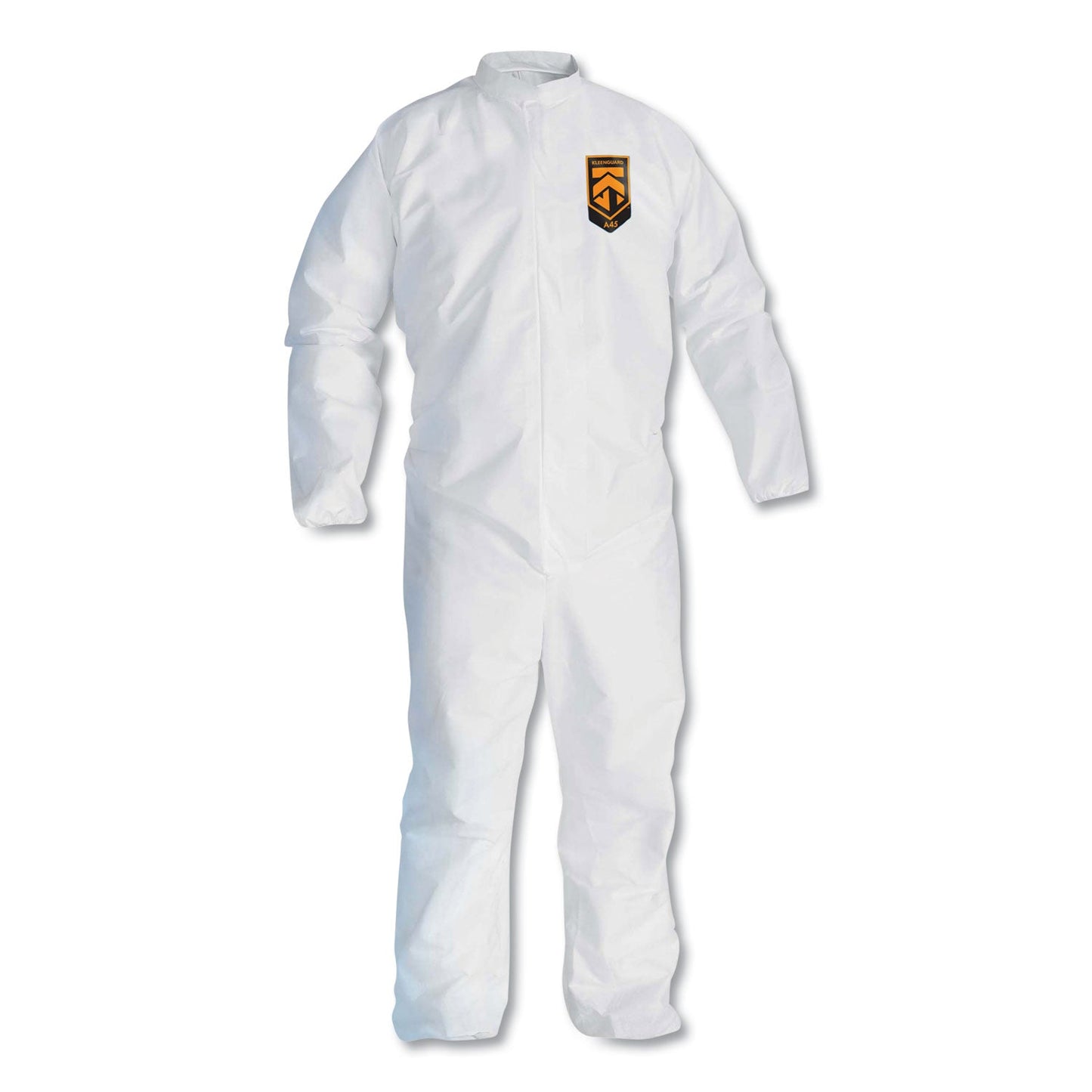 KleenGuard A30 Breathable Particle Protection Coveralls, Large, White, 25/Carton