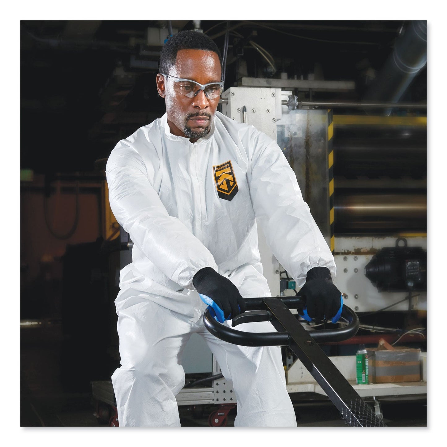 KleenGuard A40 Elastic-Cuff and Ankles Coveralls, 3X-Large, White, 25/Carton