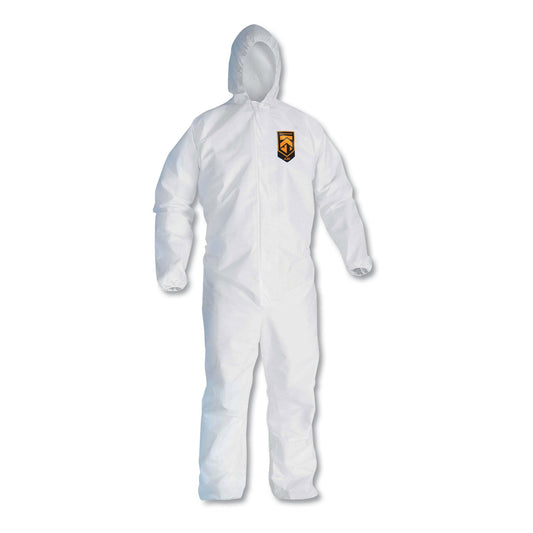 KleenGuard A20 Breathable Particle Protection Coveralls, Zip Closure, 2X-Large, White