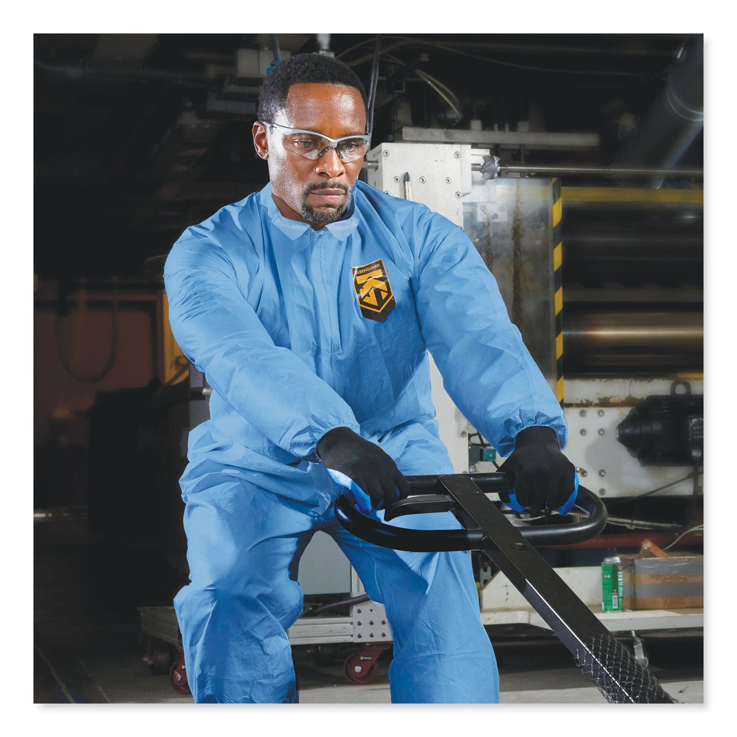 KleenGuard A20 Coveralls, MICROFORCE Barrier SMS Fabric, 2X-Large, Blue, 24/Carton