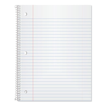 Oxford Coil-Lock Wirebound Notebooks, 3-Hole Punched, 1 Subject, Wide/Legal Rule, Randomly Assorted Covers, 10.5 x 8, 70 Sheets
