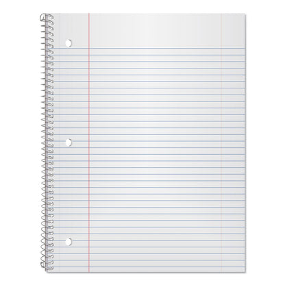 Oxford Coil-Lock Wirebound Notebooks, 3-Hole Punched, 1 Subject, Medium/College Rule, Randomly Assorted Covers, 11 x 8.5, 100 Sheets