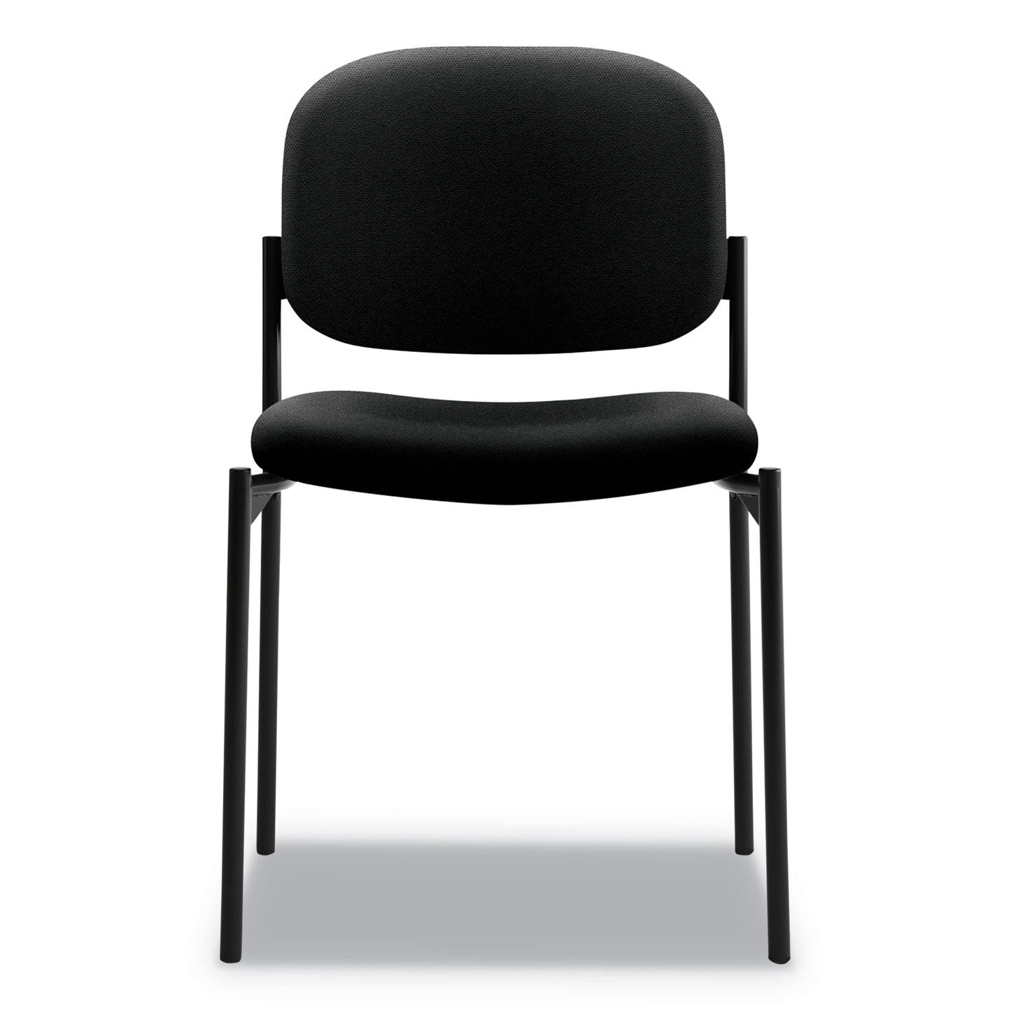 HON VL606 Stacking Guest Chair without Arms, Supports Up to 250 lb, Black