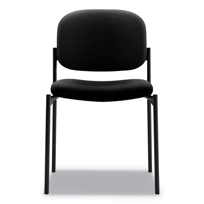 HON VL606 Stacking Guest Chair without Arms, Supports Up to 250 lb, Black