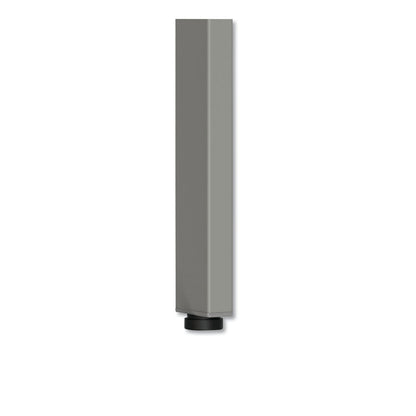 Linea Italia Urban Series L- Shaped Desk, 59" x 59" x 29.5", Ash