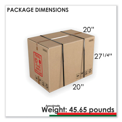 Linea Italia Urban Mobile File Pedestal, Left or Right, 2-Drawers: Box/File, Legal/A4, Ash, 16" x 15.25" x 23.75"