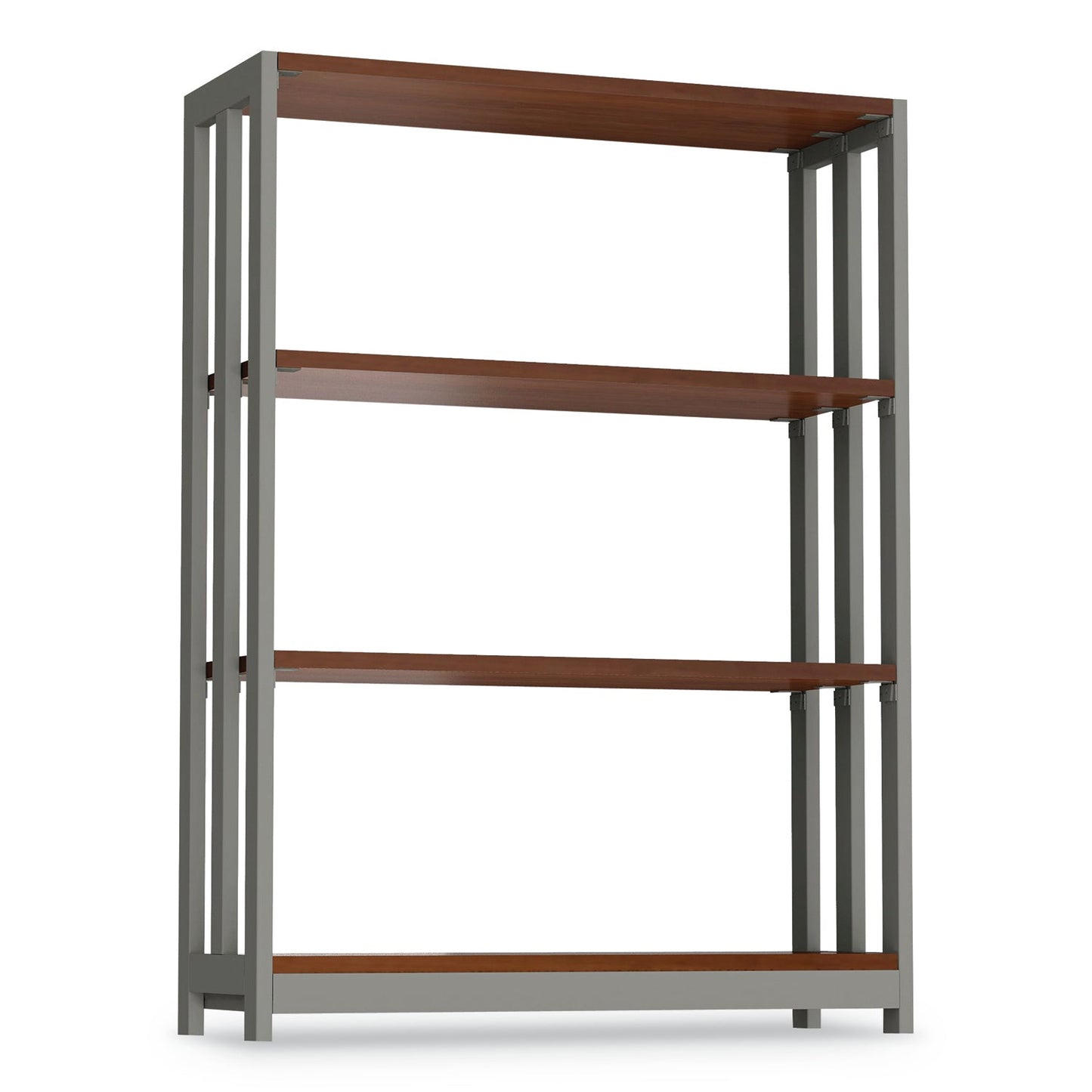 Linea Italia Trento Line Bookcase, Three-Shelf, 31.5w x 11.5d x 43.25h, Cherry