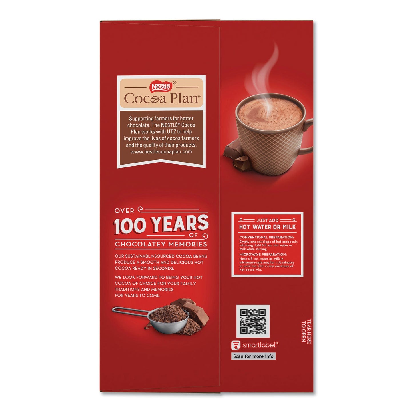 Nestlé Hot Cocoa Mix, Rich Chocolate, .71oz, 50/Box