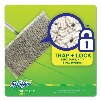 Swiffer Dry Refill Cloths, White, 10.4" x 8", 52/Box, 3 Boxes/Carton