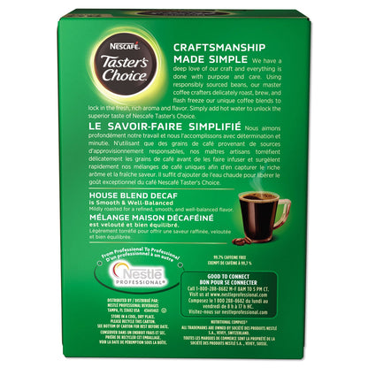 Nescafé Taster's Choice Stick Pack, Decaf, 0.06oz, 80/Box