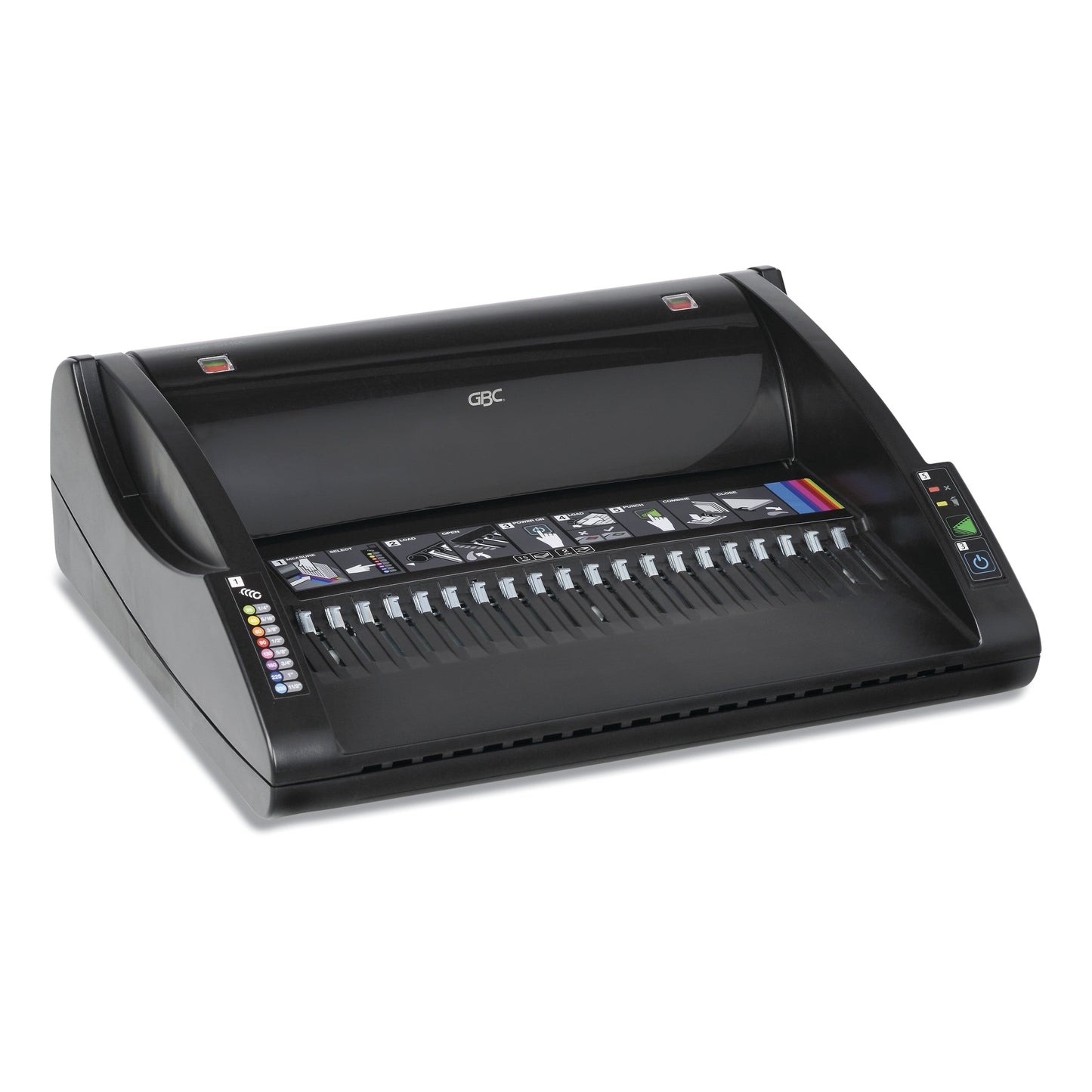 GBC CombBind C110E Electric Binding Machine, 330 Sheets, 15.44 x 12.38 x 4.78, Black