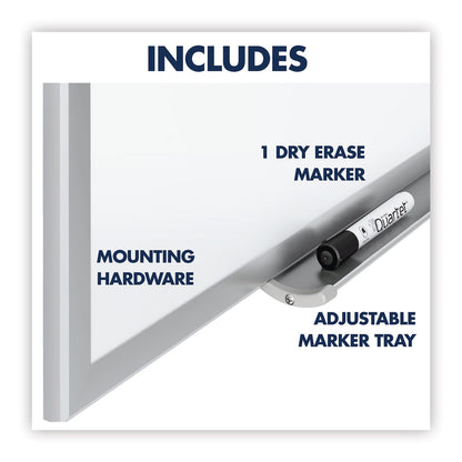 Quartet Classic Series Nano-Clean Dry Erase Board, 48 x 36, Silver Frame