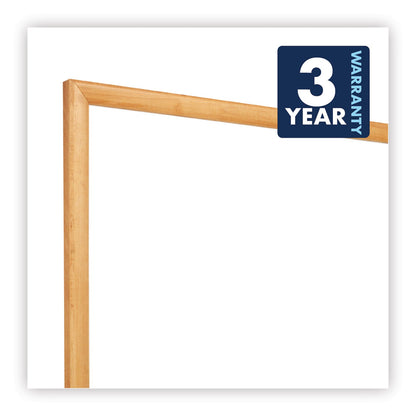 Quartet Classic Series Total Erase Dry Erase Board, 96 x 48, Oak Finish Frame