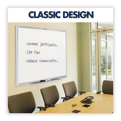 Quartet Classic Series Nano-Clean Dry Erase Board, 24 x 18, Silver Frame