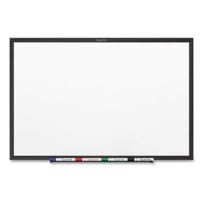 Quartet Classic Series Nano-Clean Dry Erase Board, 24 x 18, Black Aluminum Frame