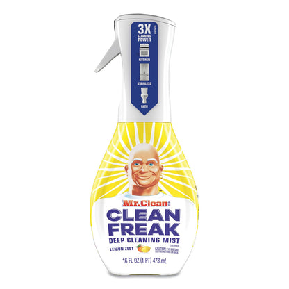Mr. Clean Clean Freak Deep Cleaning Mist Multi-Surface Spray, Lemon, 16 oz Spray Bottle