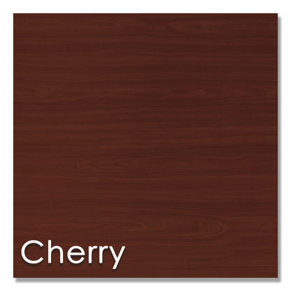 Linea Italia Trento Line L-Shaped Desk, 59.13" x 59.13" x 29.5", Cherry