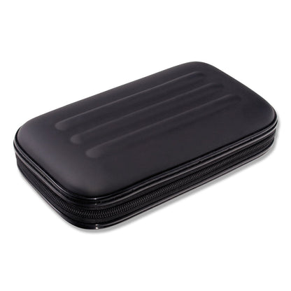 Innovative Storage Designs Large Soft-Sided Pencil Case, Fabric, 2 x 8.75 x 5.25, Black