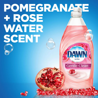 Dawn Ultra Gentle Clean, Pomegranate Splash, 24 oz Bottle