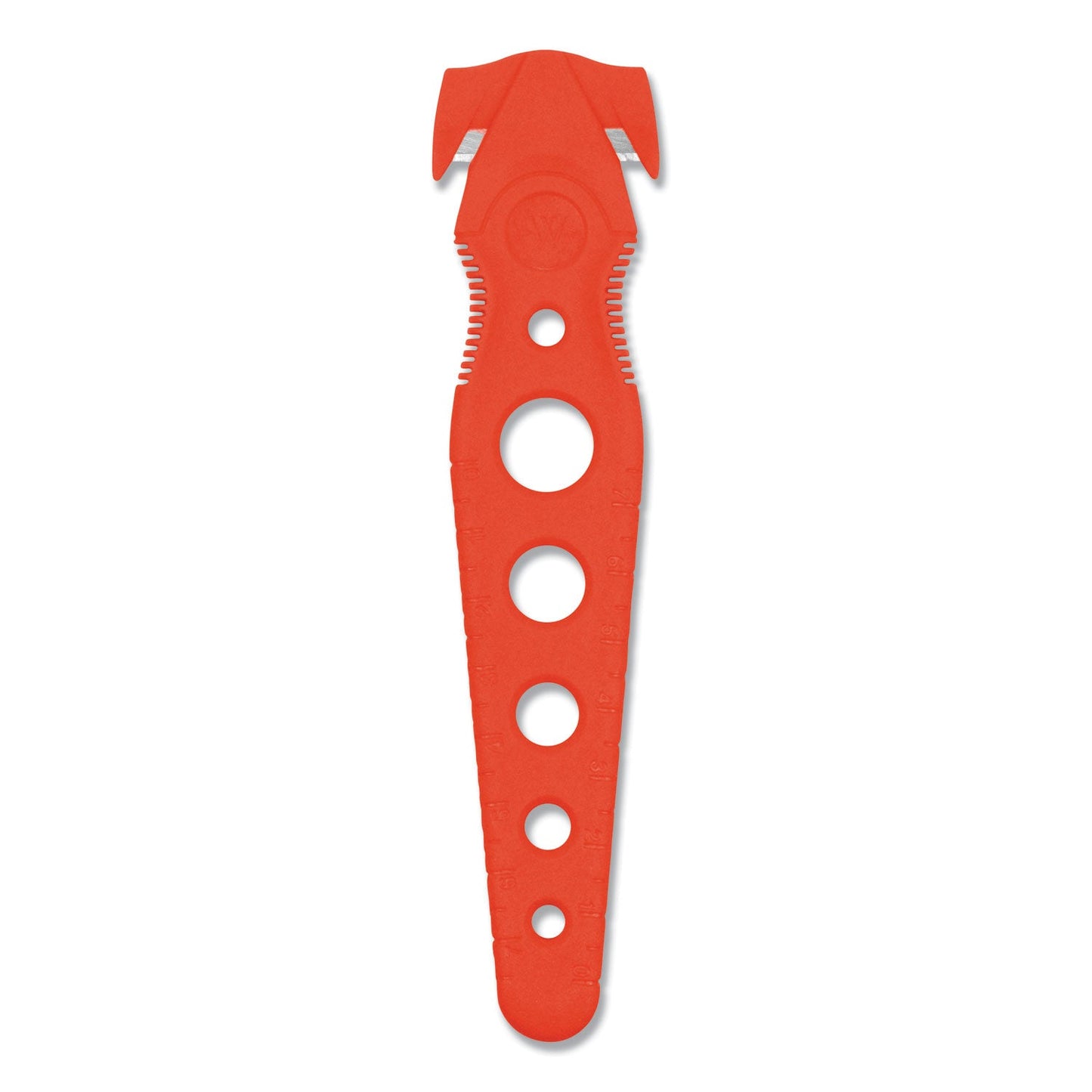 Westcott Safety Cutter, 1.2" Blade, 5.75" Plastic Handle, Red, 5/Pack