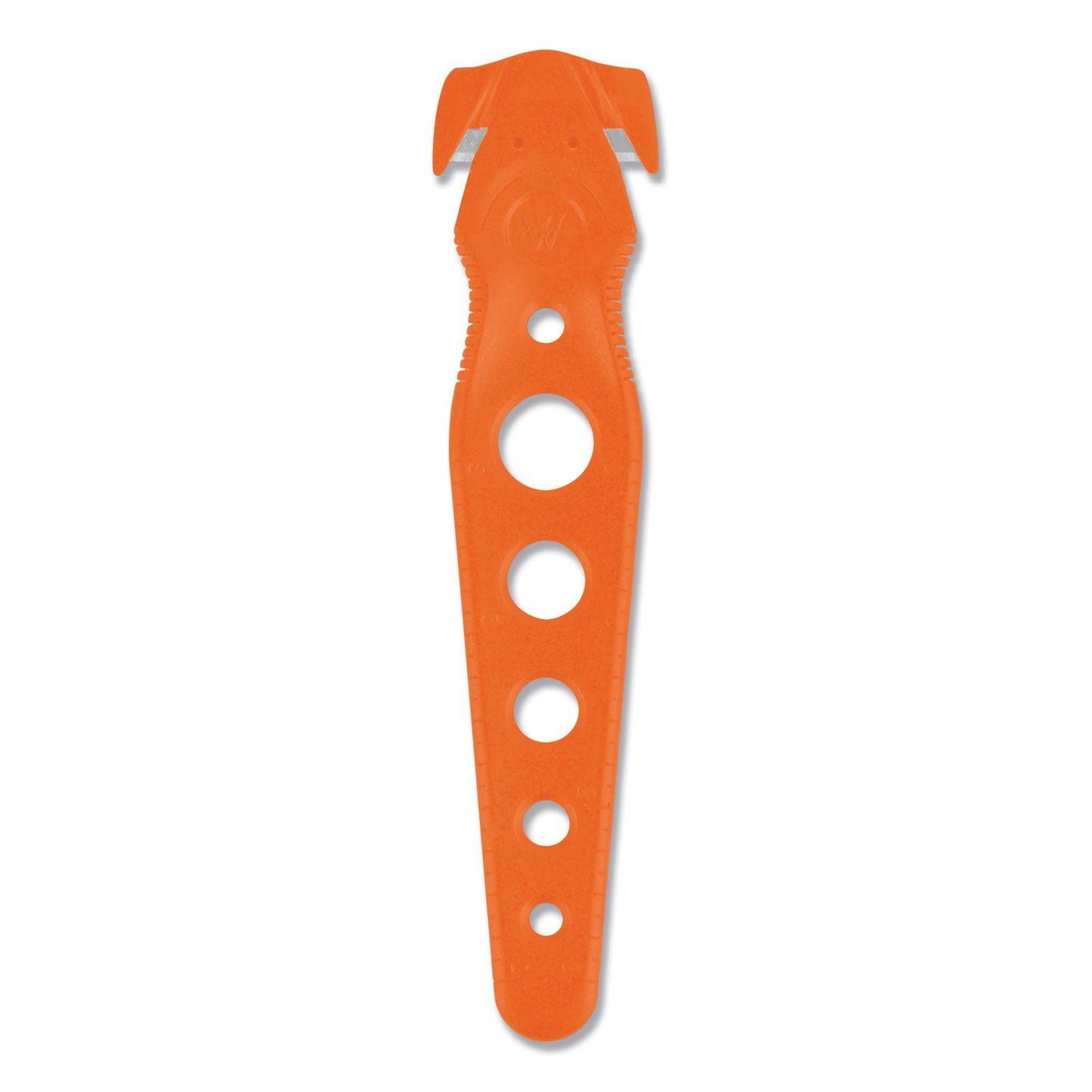 Westcott Safety Cutter, 1.2" Blade, 5.75" Plastic Handle, Orange, 5/Pack