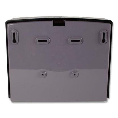 Scottfold Folded Towel Dispenser, 10.75 x 4.75 x 9, Black
