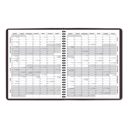 AT-A-GLANCE Monthly Planner, 11 x 9, Winestone Cover, 15-Month (Jan to Mar): 2023 to 2024