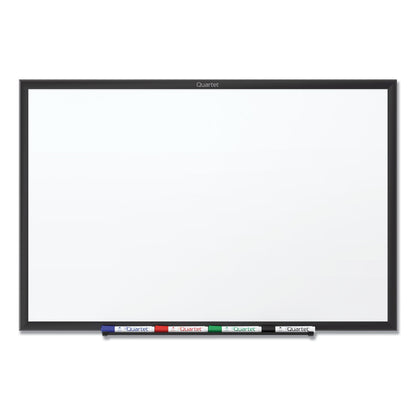 Quartet Classic Series Total Erase Dry Erase Board, 36 x 24, White Surface, Black Frame