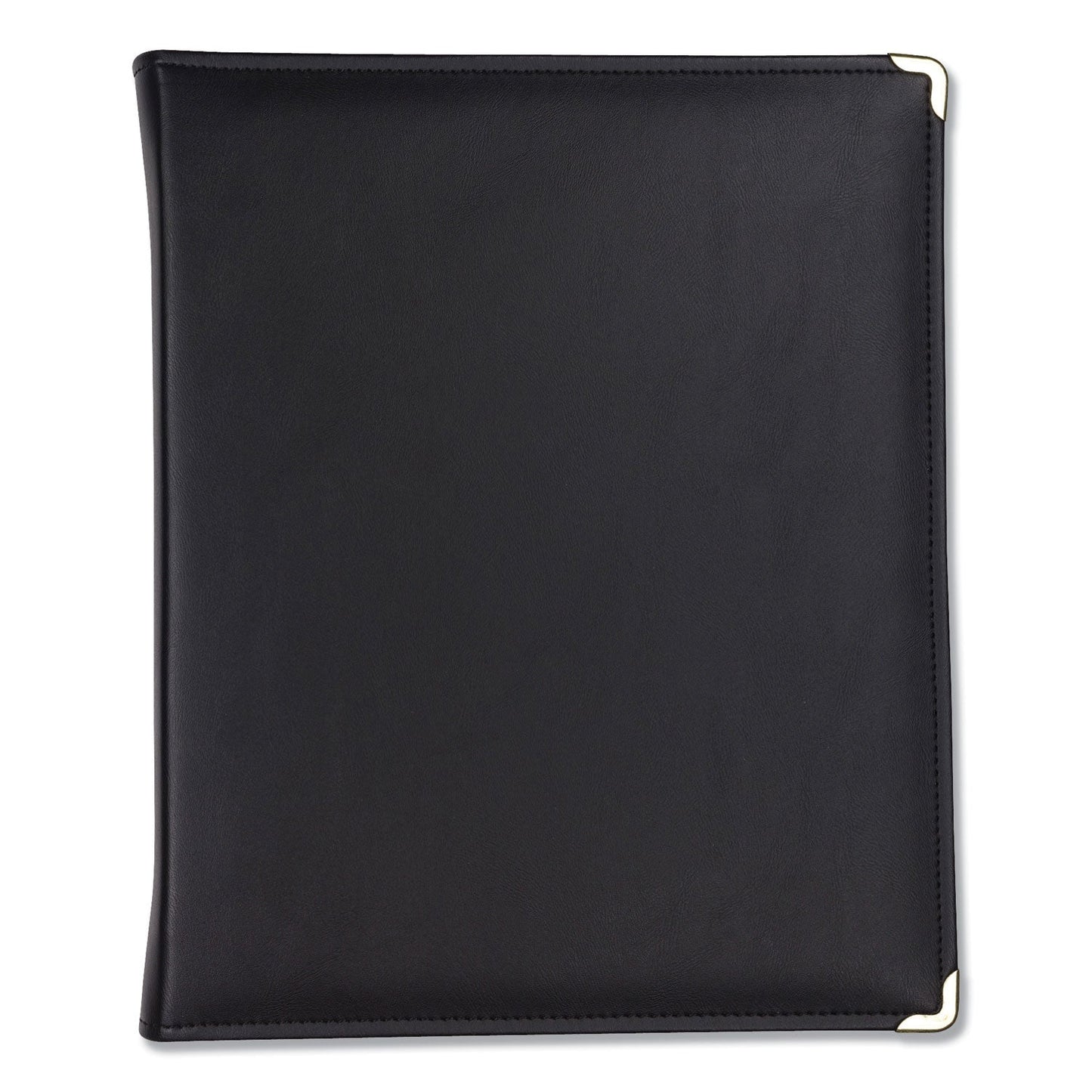 Samsill Classic Collection Zipper Ring Binder, 3 Rings, 1.5" Capacity, 11 x 8.5, Black