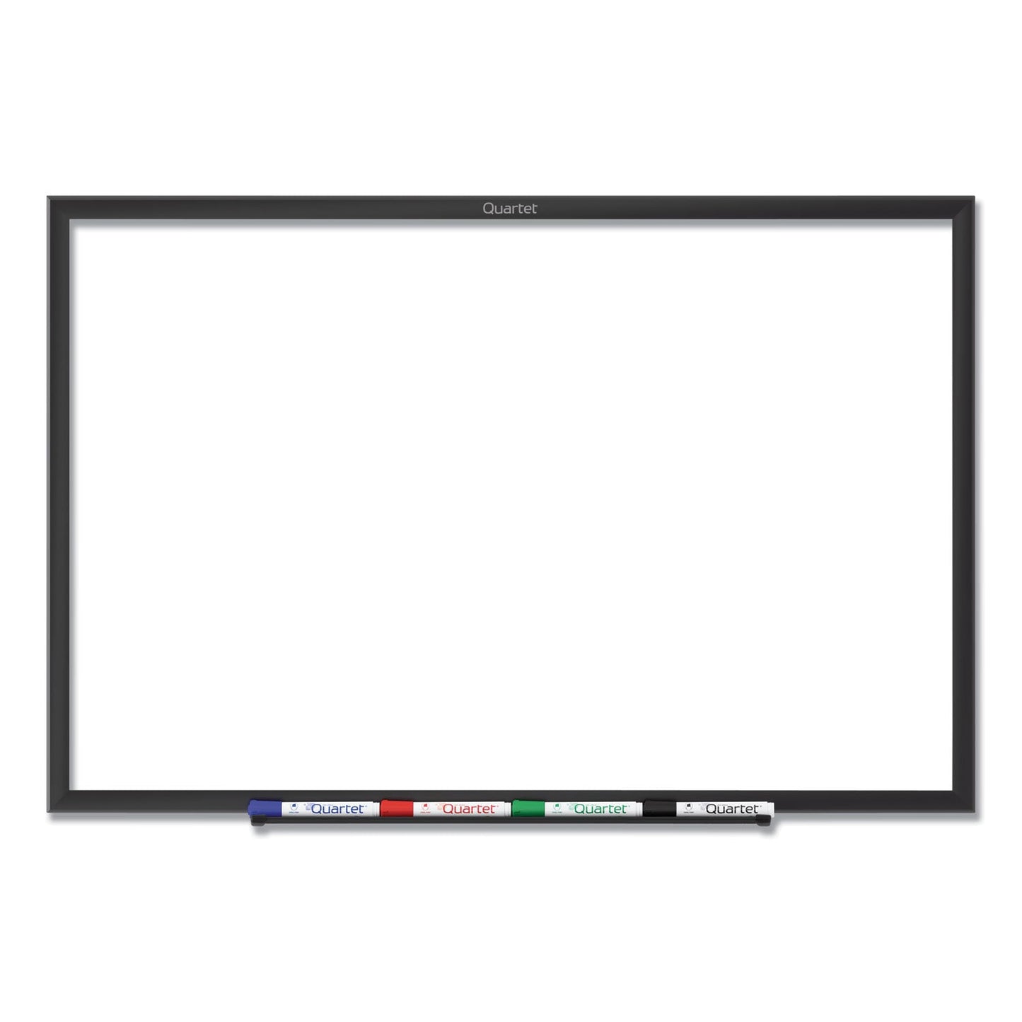 Quartet Classic Series Total Erase Dry Erase Board, 24 x 18, White Surface, Black Frame