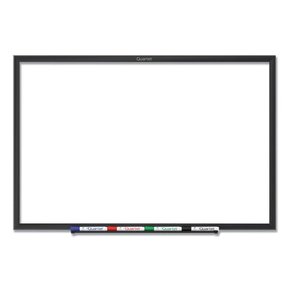 Quartet Classic Series Total Erase Dry Erase Board, 24 x 18, White Surface, Black Frame