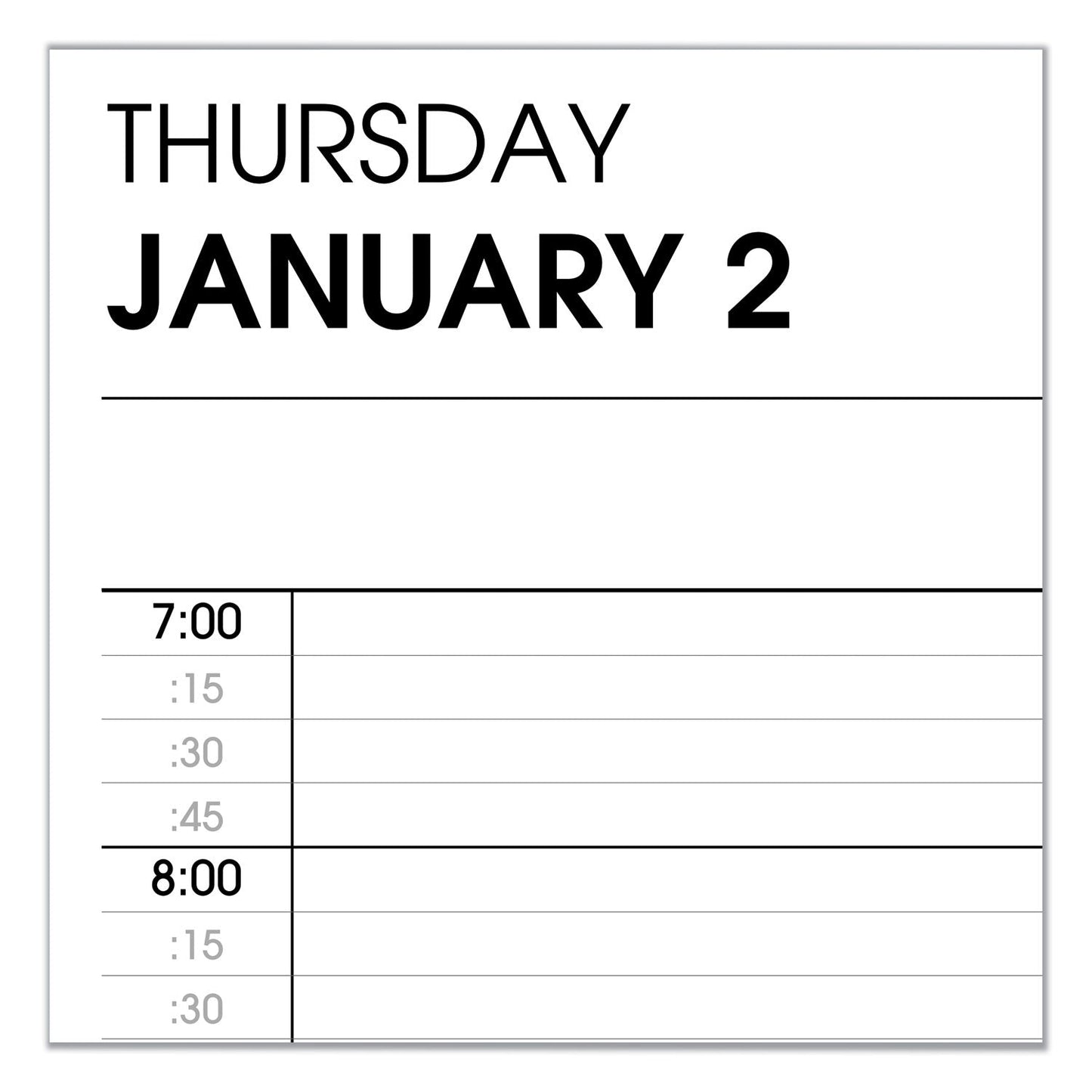AT-A-GLANCE Two-Person Group Daily Appointment Book, 11 x 8, Black Cover, 12-Month (Jan to Dec): 2023